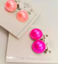 Half Pearl Clip On Earrings, Pearl Clip On Earrings, Gift for Her, Colour Choice - Image 4