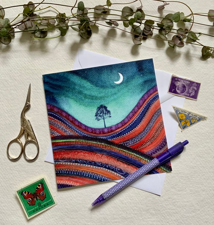 SycamoreGap, blank greetings card