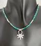 Sterling silver and turquoise Necklace - Image 4