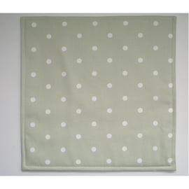Square Placemat Green and White Polka Dot Place Mat Placemats