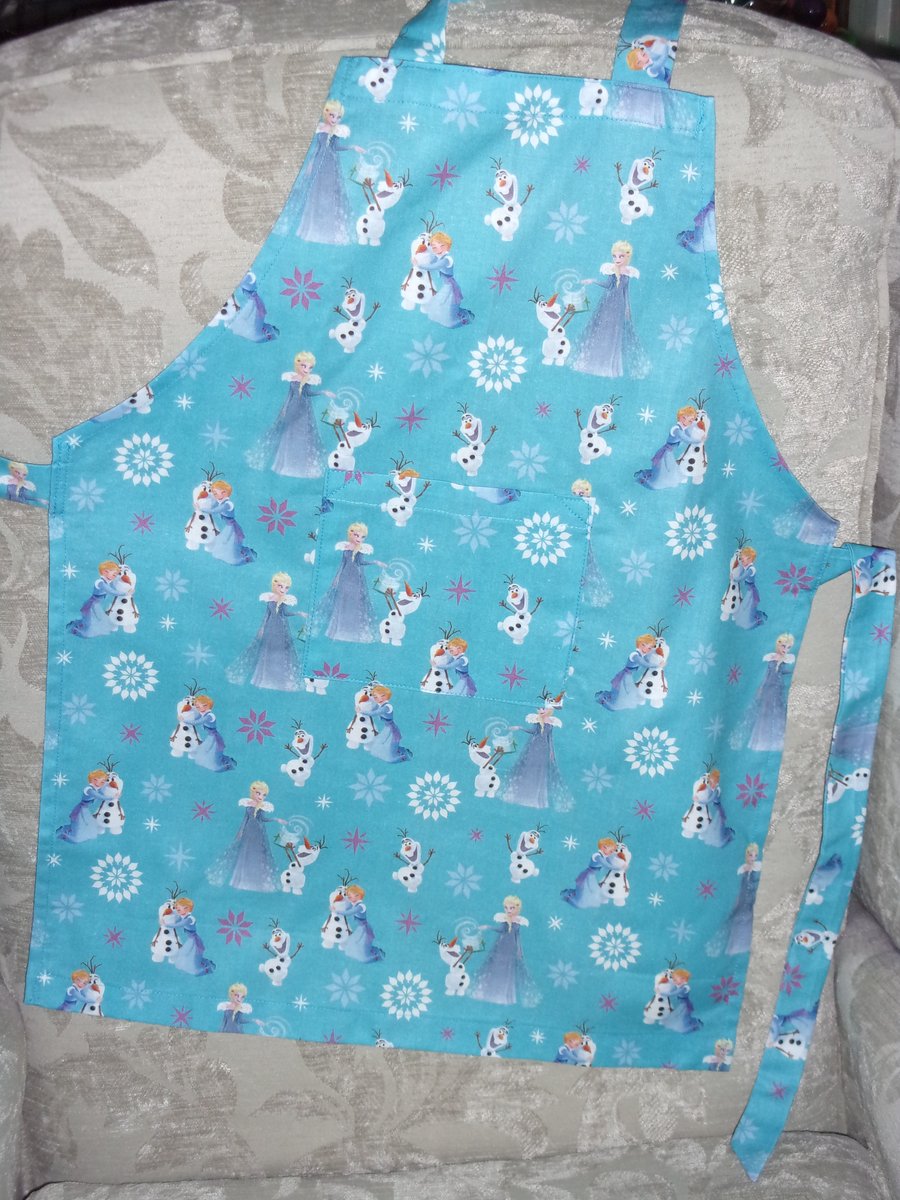 Olaf and Elsa Childs Apron