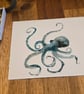 Original Watercolour Octopus  - Image 3