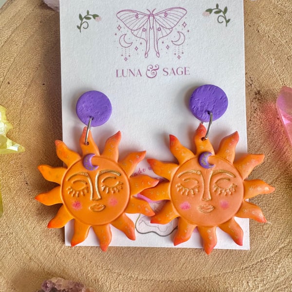 Sunshine Polymer Clay earrings