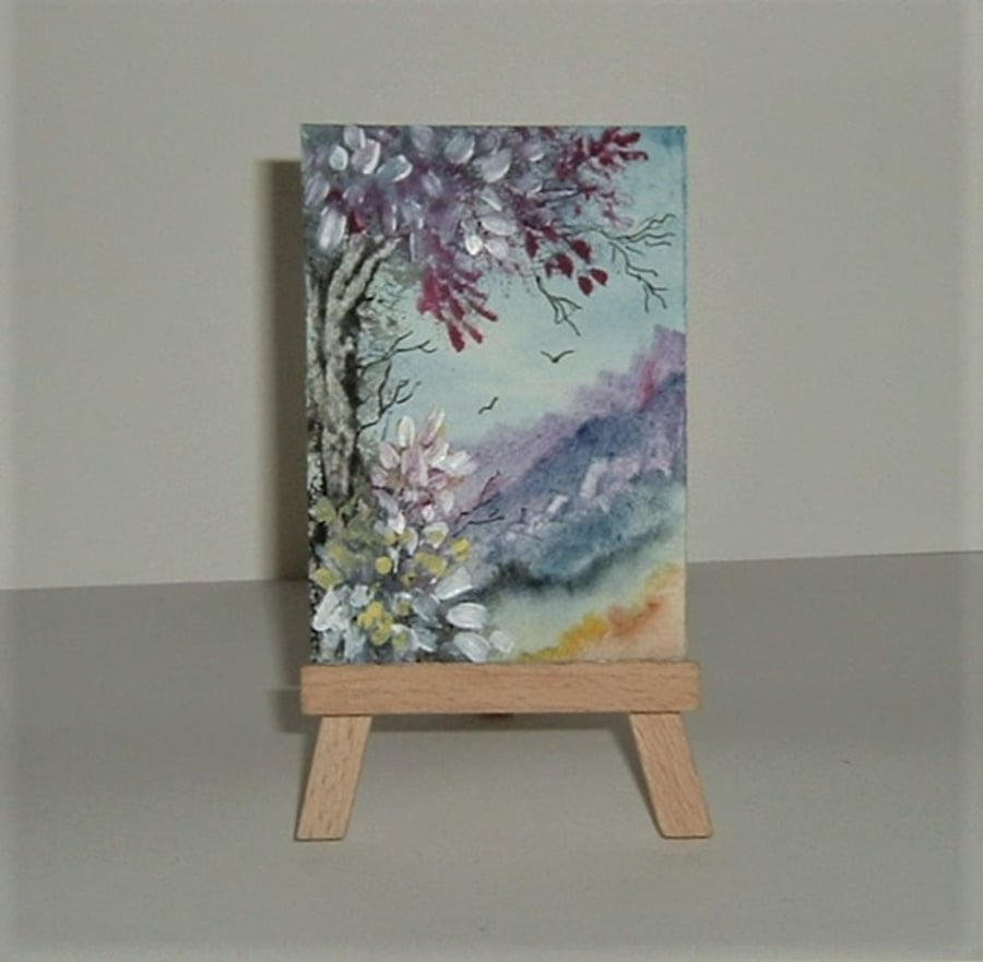 aceo miniature fantasy painting