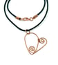 Copper Heart Pendant Necklace  - Image 2