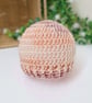 Pecan Pie Crochet Baby Hat & Booties Set - Newborn & 0-3 Months - Image 4