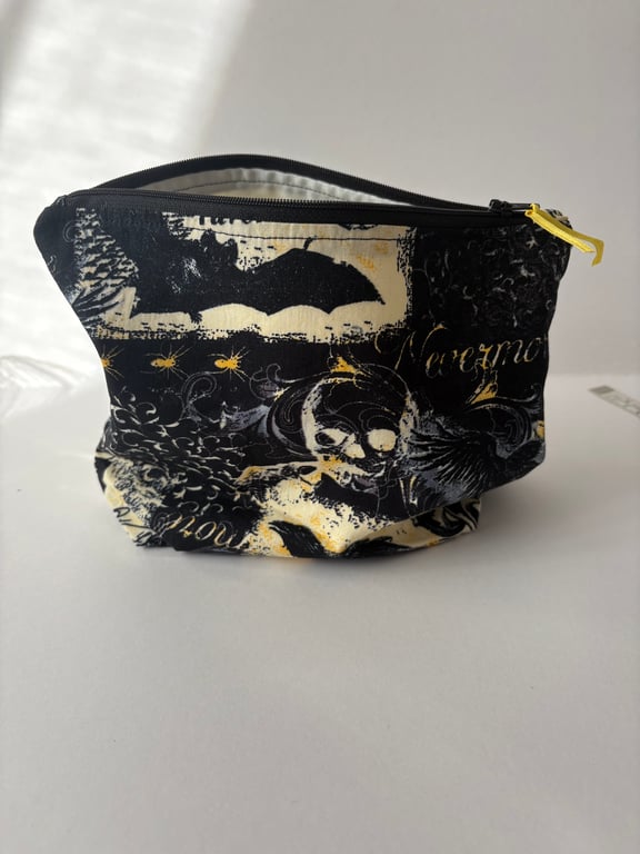Pencil case. Hallowe’en steam punk fabric 