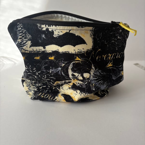 Pencil case. Hallowe’en steam punk fabric 