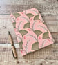 Hand Bound A5 Coptic Stitch Journal with Ginkgo Leaves - Image 2