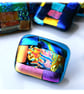 Patchwork  Brooch 111 Dichroic Fused Glass Handmade  - Image 4
