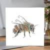 Brand new Flower Bee Greeting card