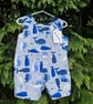 Age: 3m Blue Whale Rompers