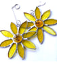 Sunflower Suncatcher Handmade Stained Glass  - Image 7