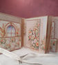 Vintage Handmade Scrapbook Album Holds 28 Photos. Floral & Lace Design - Image 4