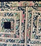 Genesha Garden quilted textile table topper pink white navy - Image 5