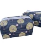 Tree, Bird and Heart design zipped wash bag - makeup bag - Image 5