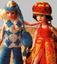 VINTAGE CROCHET PATTERN PDF At the Beach Dolls Clothes