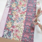 Taking Libertys with Others - pink patchwork notebook - SALE
