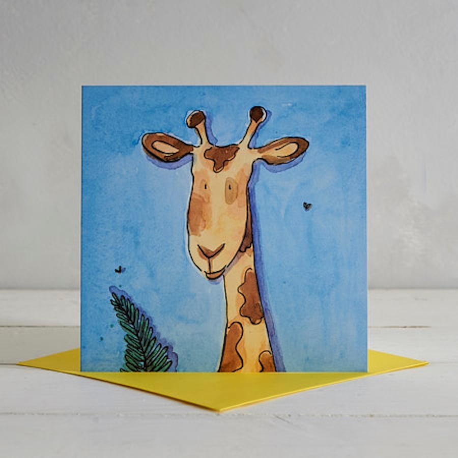 Gary Giraffe Greetings Card