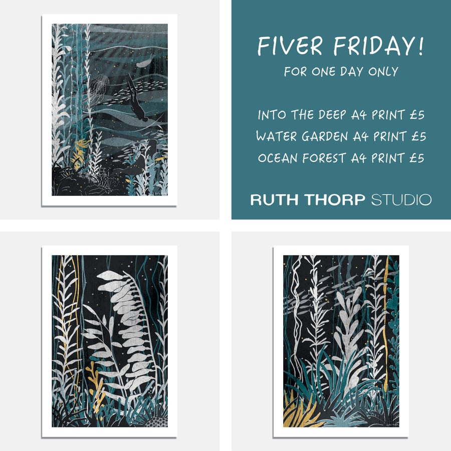 Fiver Friday Deal: Underwater Prints