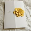 pretty flower blank card