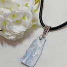Raw Kyanite Pendant Necklace