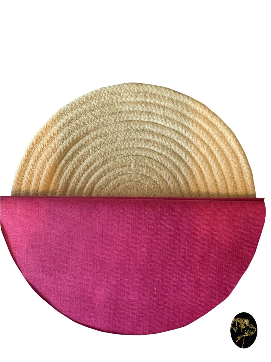 Playing Card Holder - 13 Cards- Plain Fushia Pink