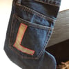 Monogrammed Denim Stockings