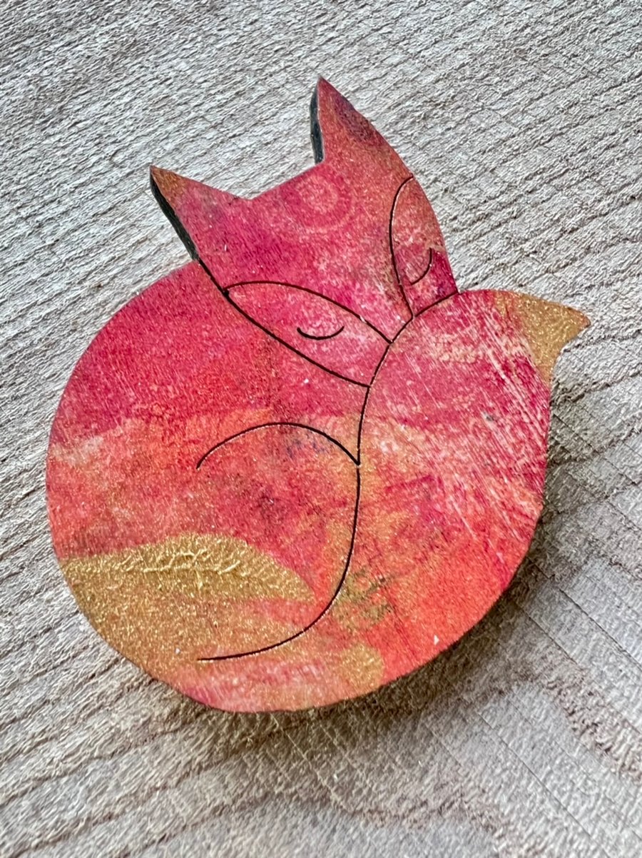 Fox Brooch
