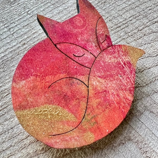 Fox Brooch