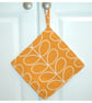 Orange Pot Holder Potholder Grab Mat Kitchen Cookware Pad Stem Leaves - Image 4