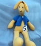 Bunny Rabbit. Soft Toy for Baby or Toddler. Includes Jacket for when over Three. - Image 2