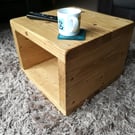 Rustic Cube Coffee Table Bedside Table Handmade