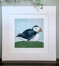 Puffin Mounted Print - Image 1