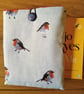 Book sleeve with robins 