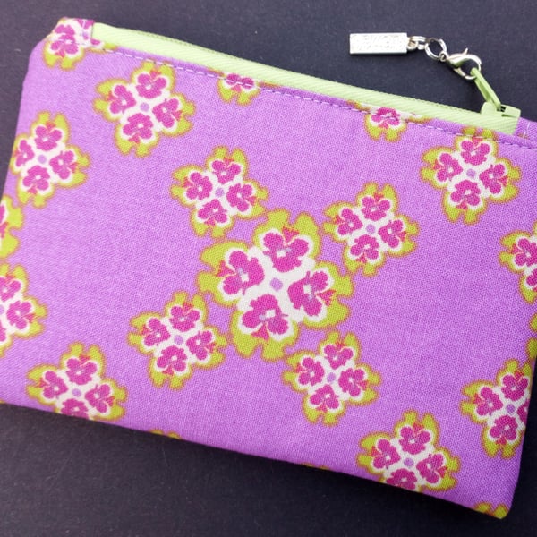 Lilac & Green Coin Purse 112E