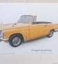 Triumph Herald Convertible 1970 - Birthday, Anniversary, Retirement, Plain Card - Image 4