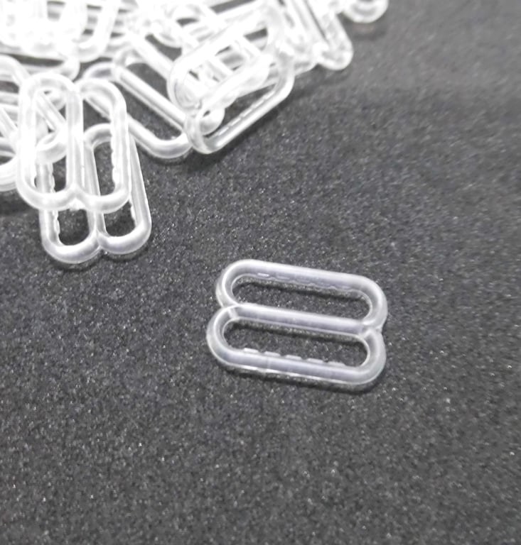 Slider adjusters for dressmaking lingerie 