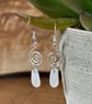 Handmade seaglass earrings 