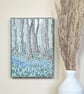 Original Landscape Art - Woodland with Bluebells Mosaic - Image 5