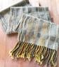 Handwoven Cotton and Alpaca Scarf - Image 5
