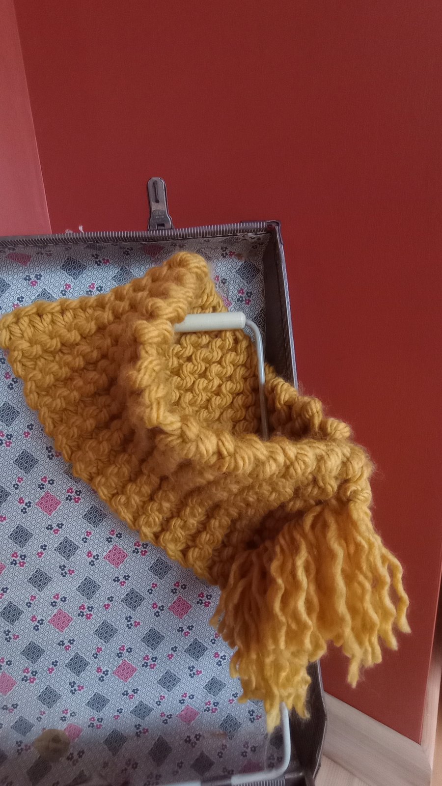 Ochre Yellow Tube Scarf