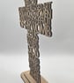 Hail Mary Prayer Cross Freestanding Christian Cross Catholic Gift First Communio - Image 3