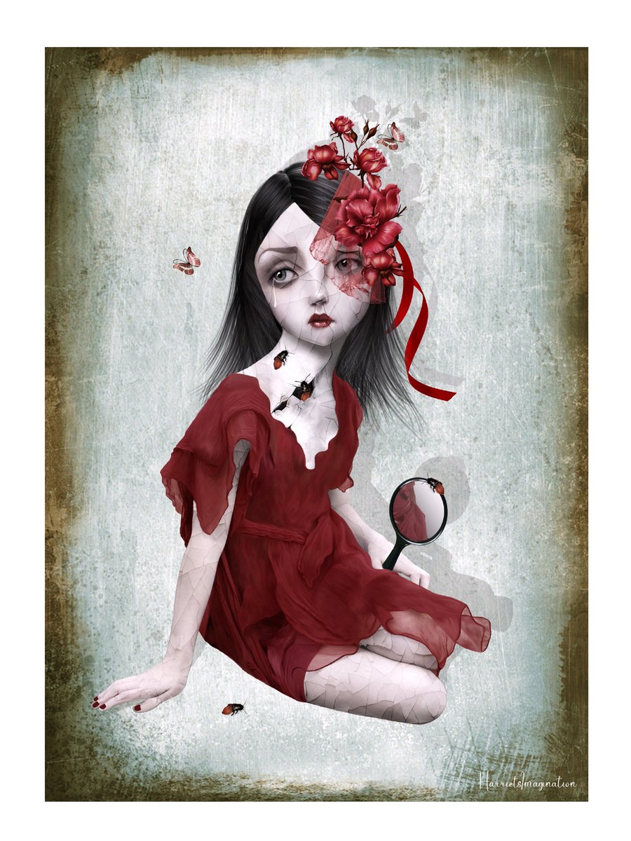 Creepy cute Art Print - Porcelain