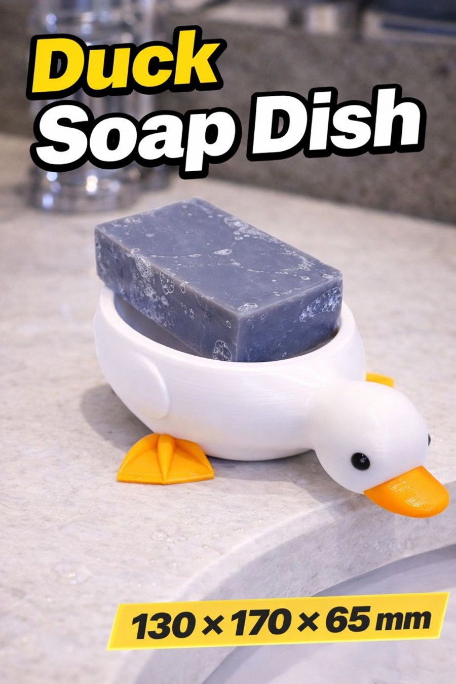 Duck Soap Dish - 130-x 170 - 65mm