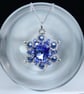 Crystal Rivoli Pendant in Deep Sapphire - Image 6
