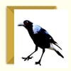 Magpie, Father's Day, Bithday, Greeting Card