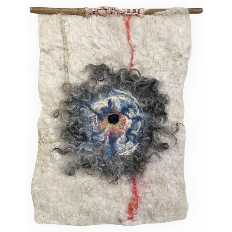 Art felt  sensory wall hanging The portal