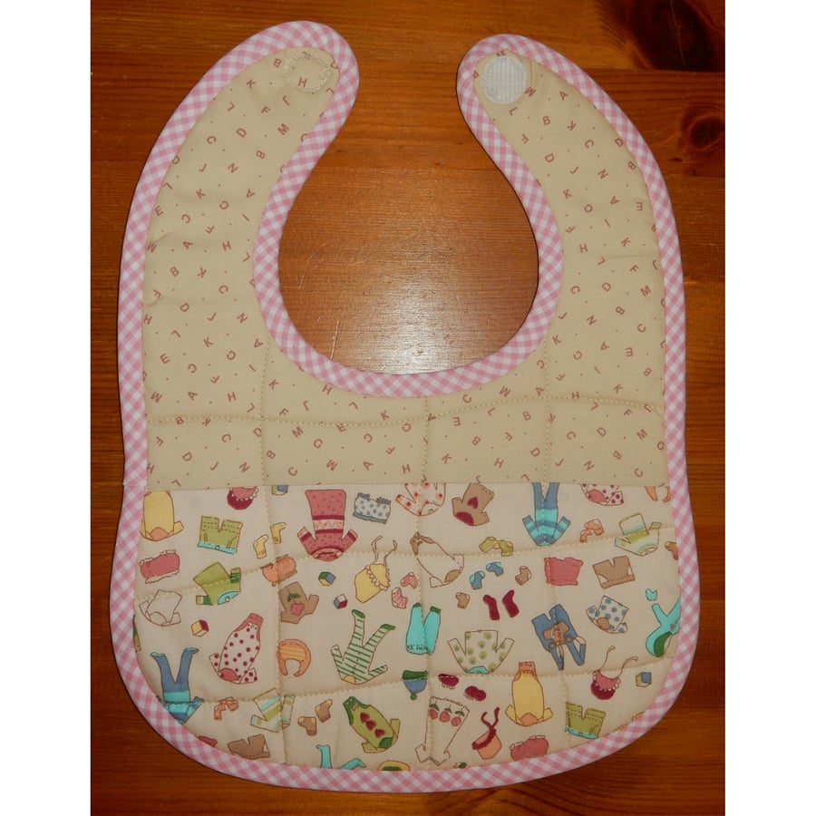 Bib for baby girl