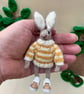 Meet Pip "Pippy" Puddle-Hop the sweet little bunny, Rabbit Ornament, Rabbit Gift